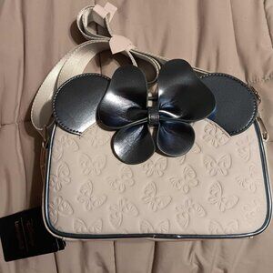 NWT Loungefly Disney Minnie Mouse Blue Butterfly Crossbody Purse